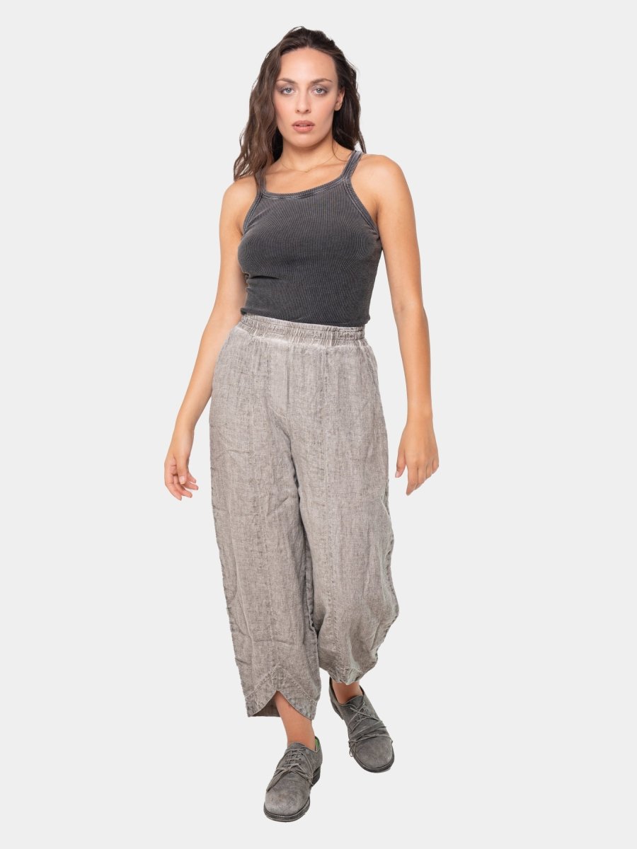 Ankle V Cut Barrel Trousers