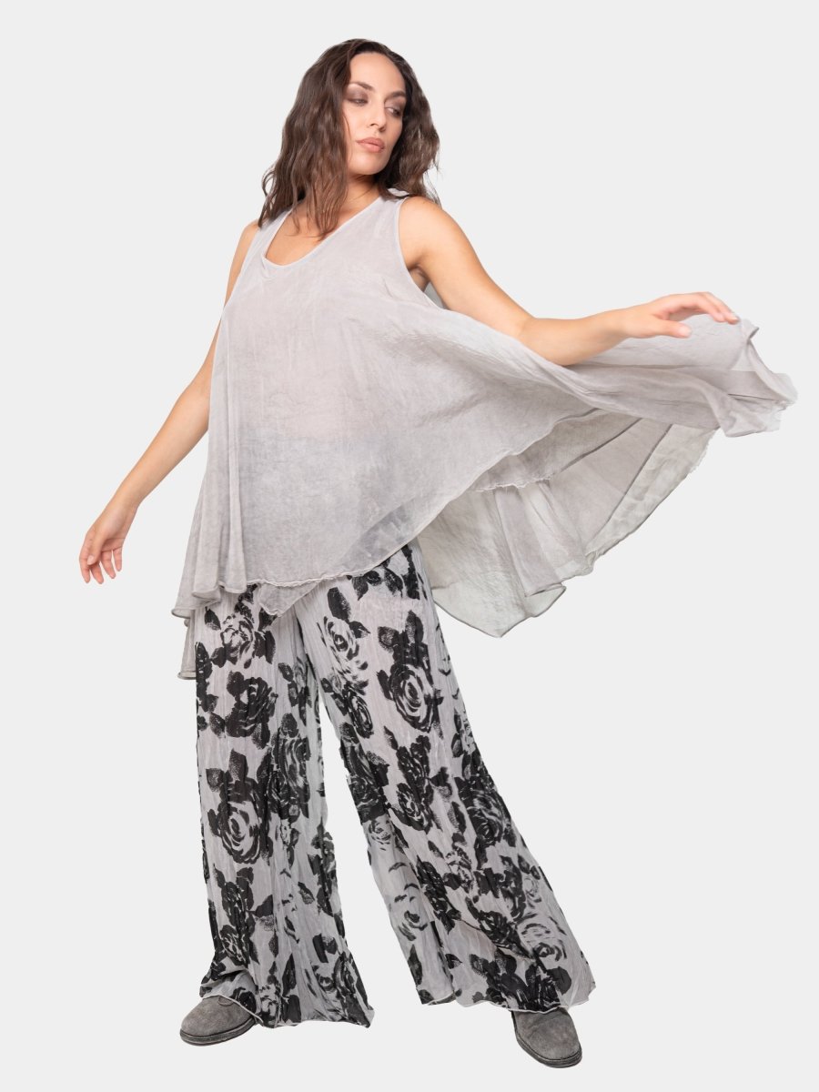 Asymmetrical Raw Edge Tank