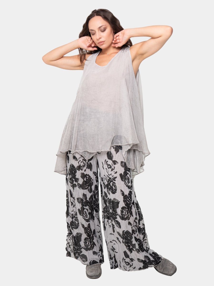 Asymmetrical Raw Edge Tank