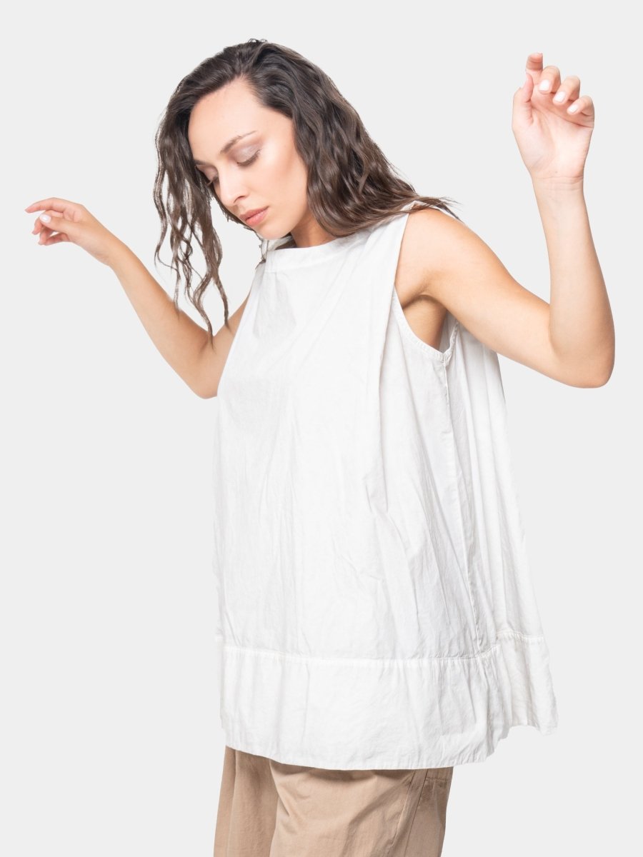 Cotton Folded Shoulder Tank