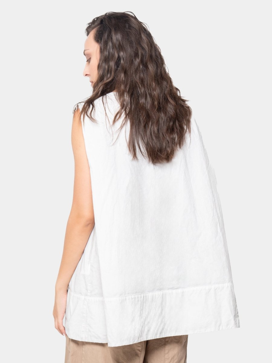 Cotton Folded Shoulder Tank