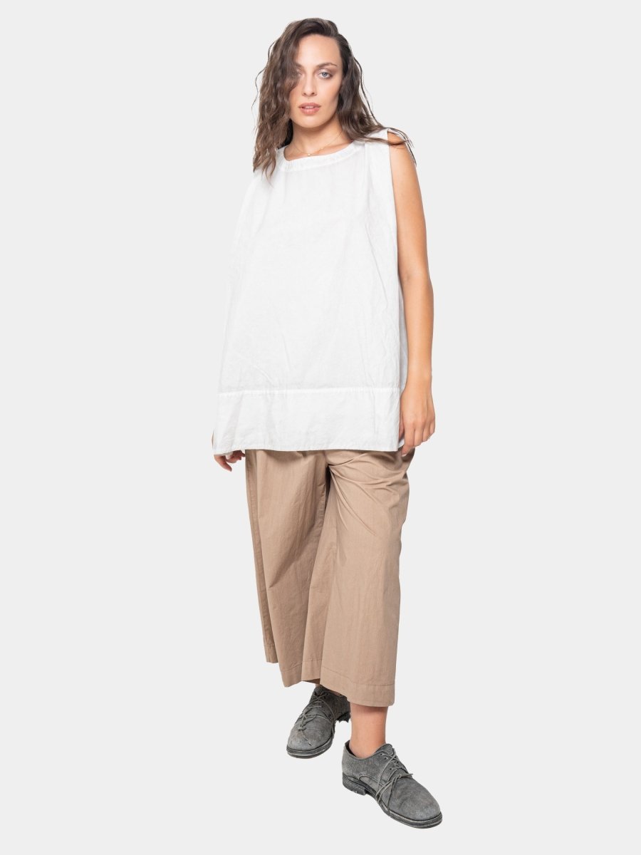 Cotton Folded Shoulder Tank