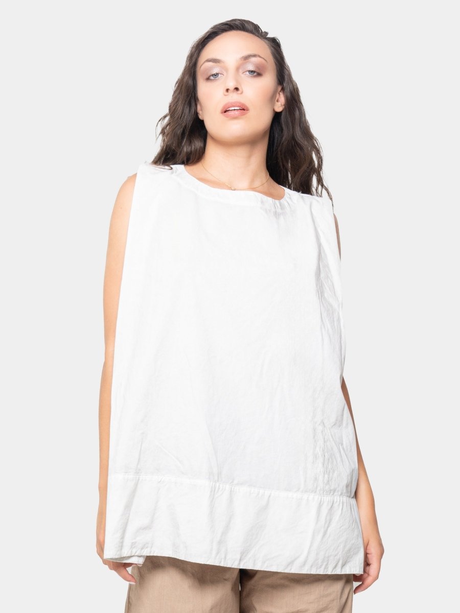 Cotton Folded Shoulder Tank