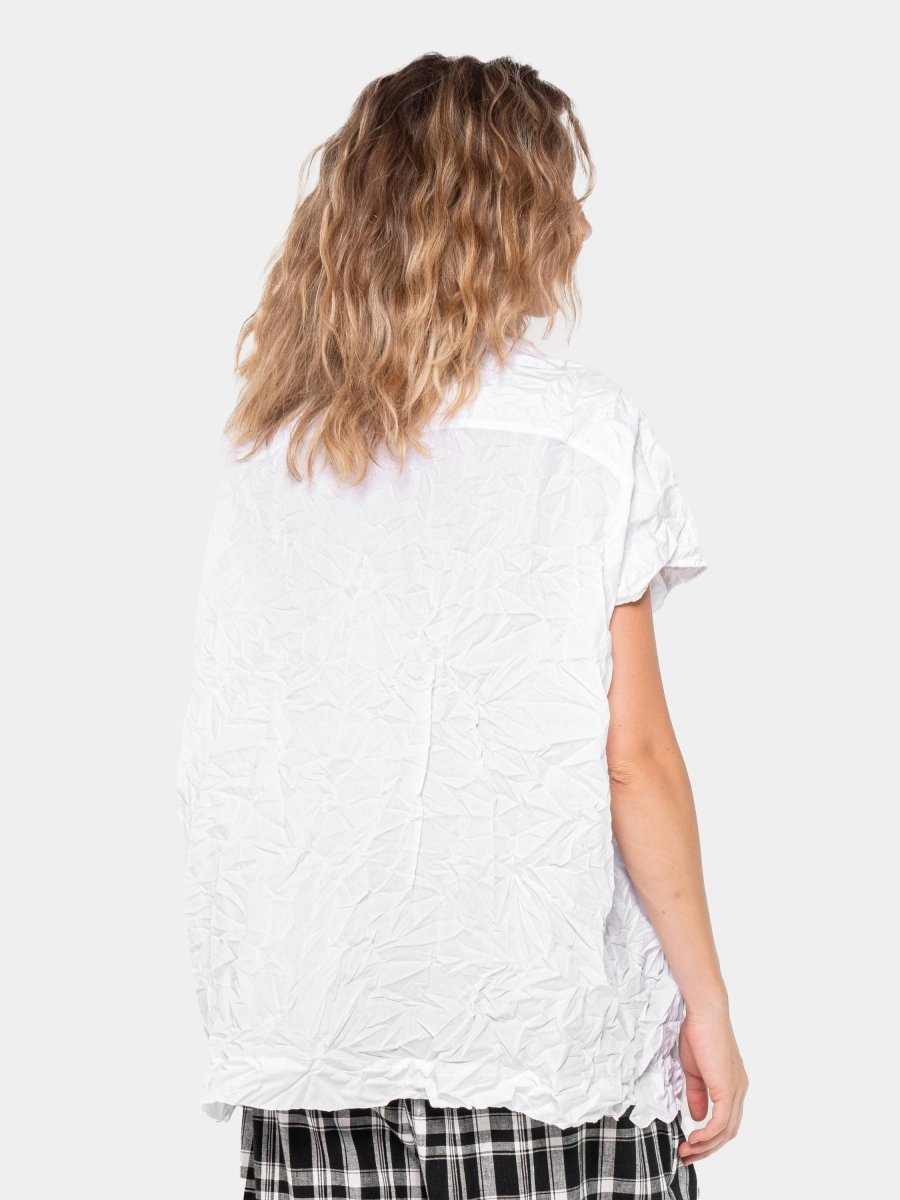Crinkled Boxy Shirt