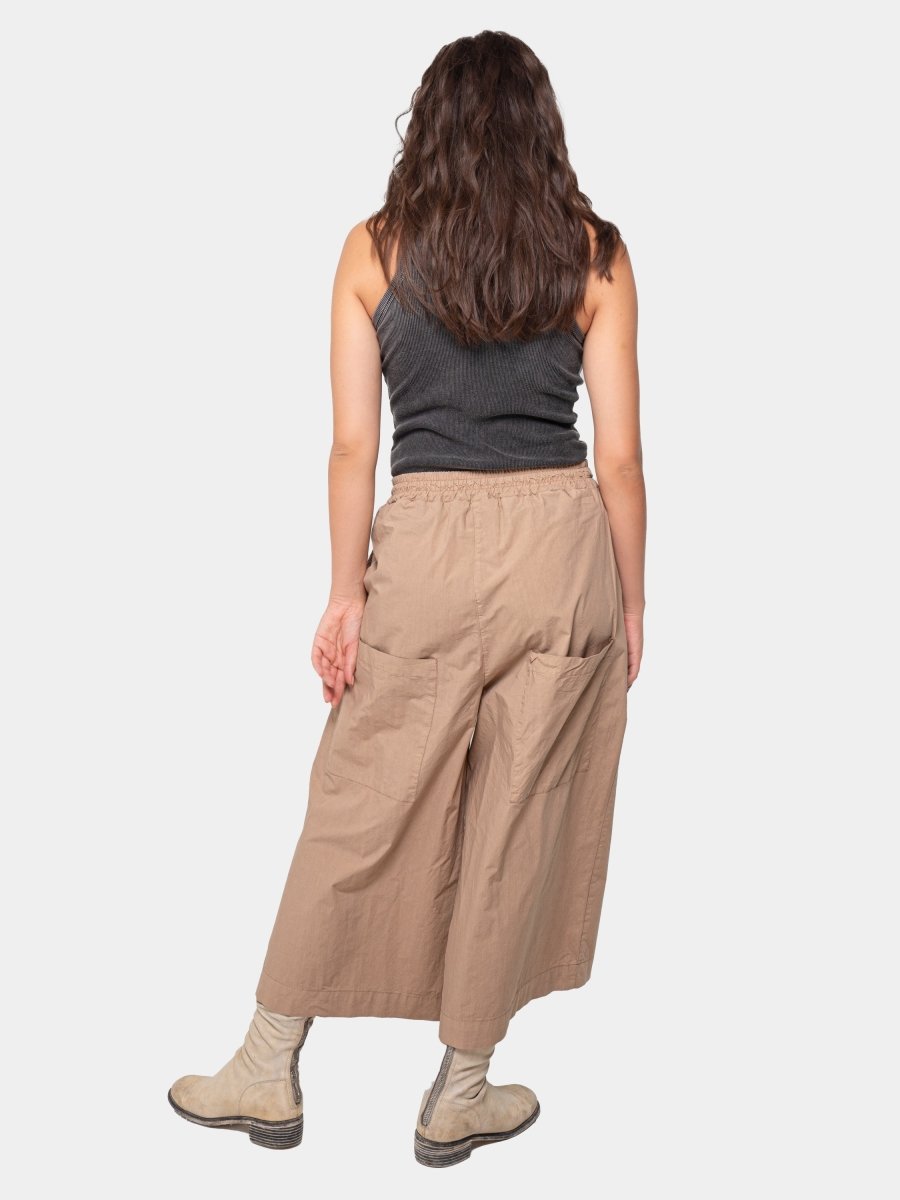 Cropped Wide Leg Trousers