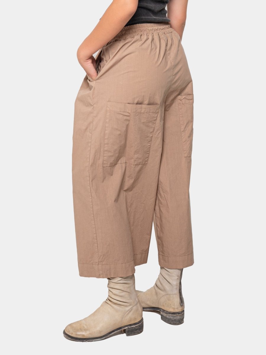 Cropped Wide Leg Trousers