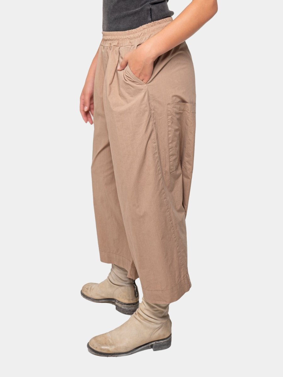 Cropped Wide Leg Trousers