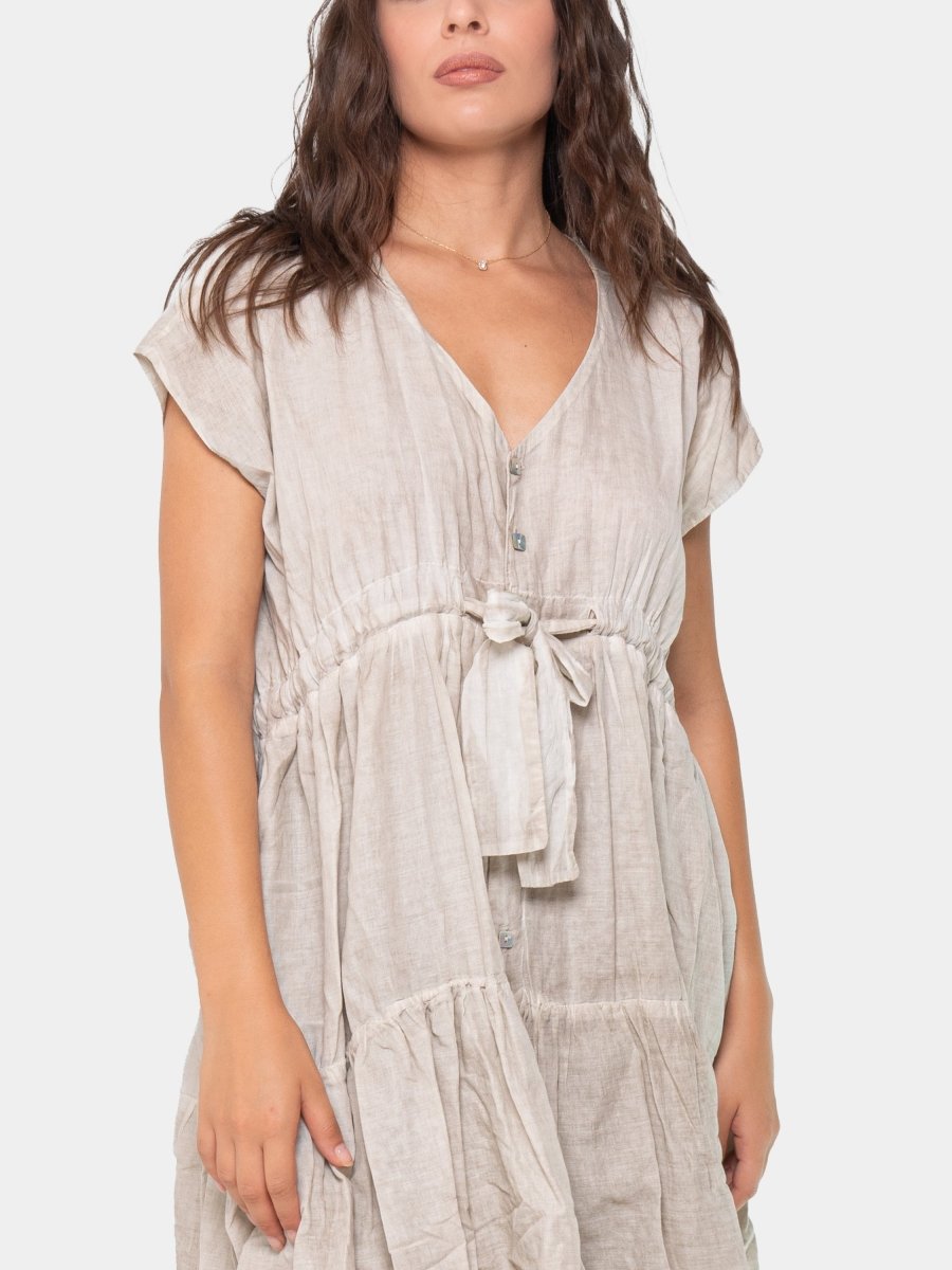 Double Layer Tiered Overdress