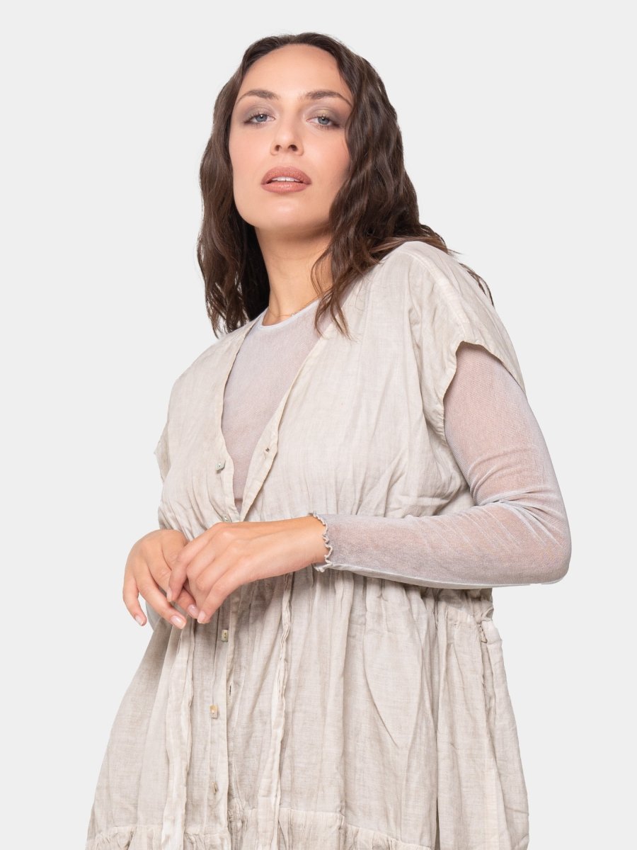 Double Layer Tiered Overdress