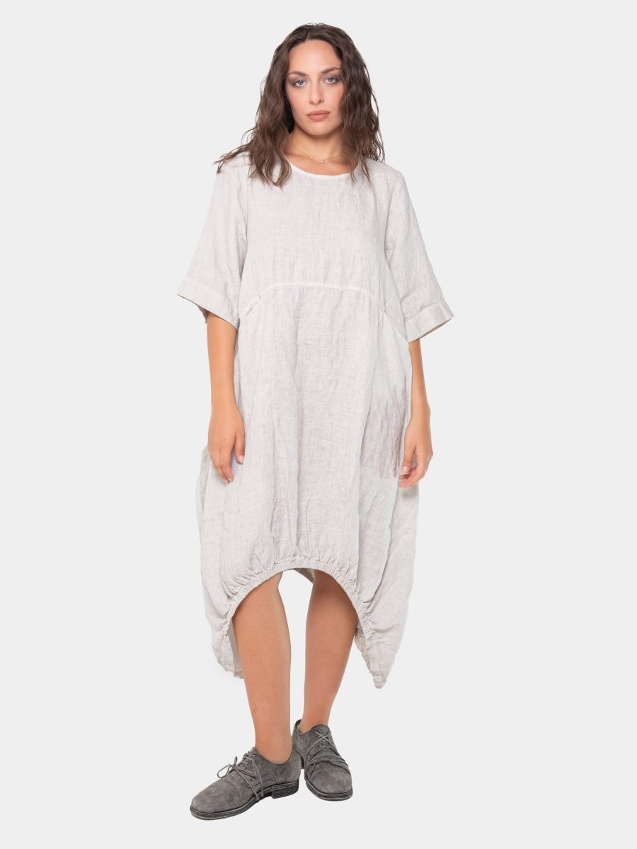 Elastic Hem Amphora Dress