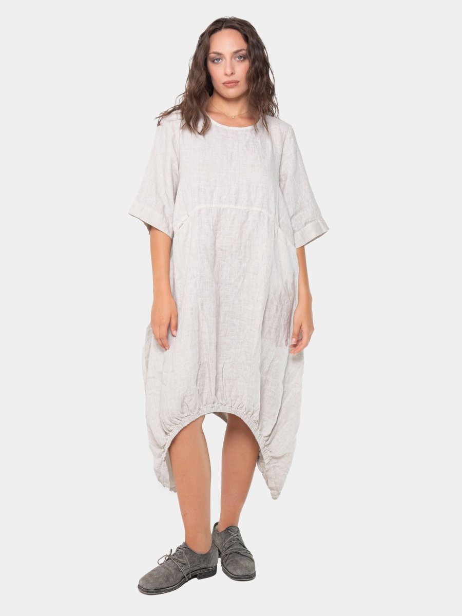 Elastic Hem Amphora Dress