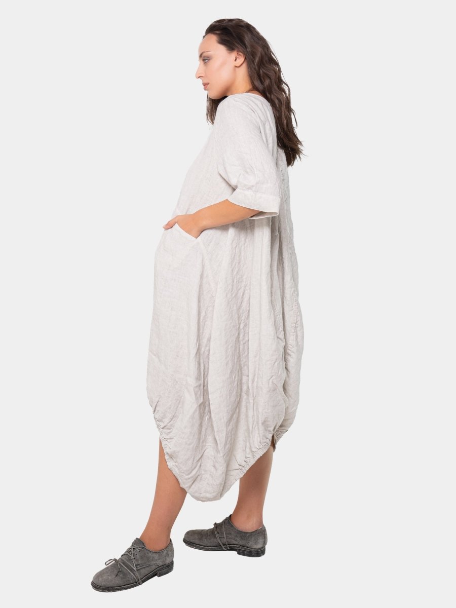 Elastic Hem Amphora Dress