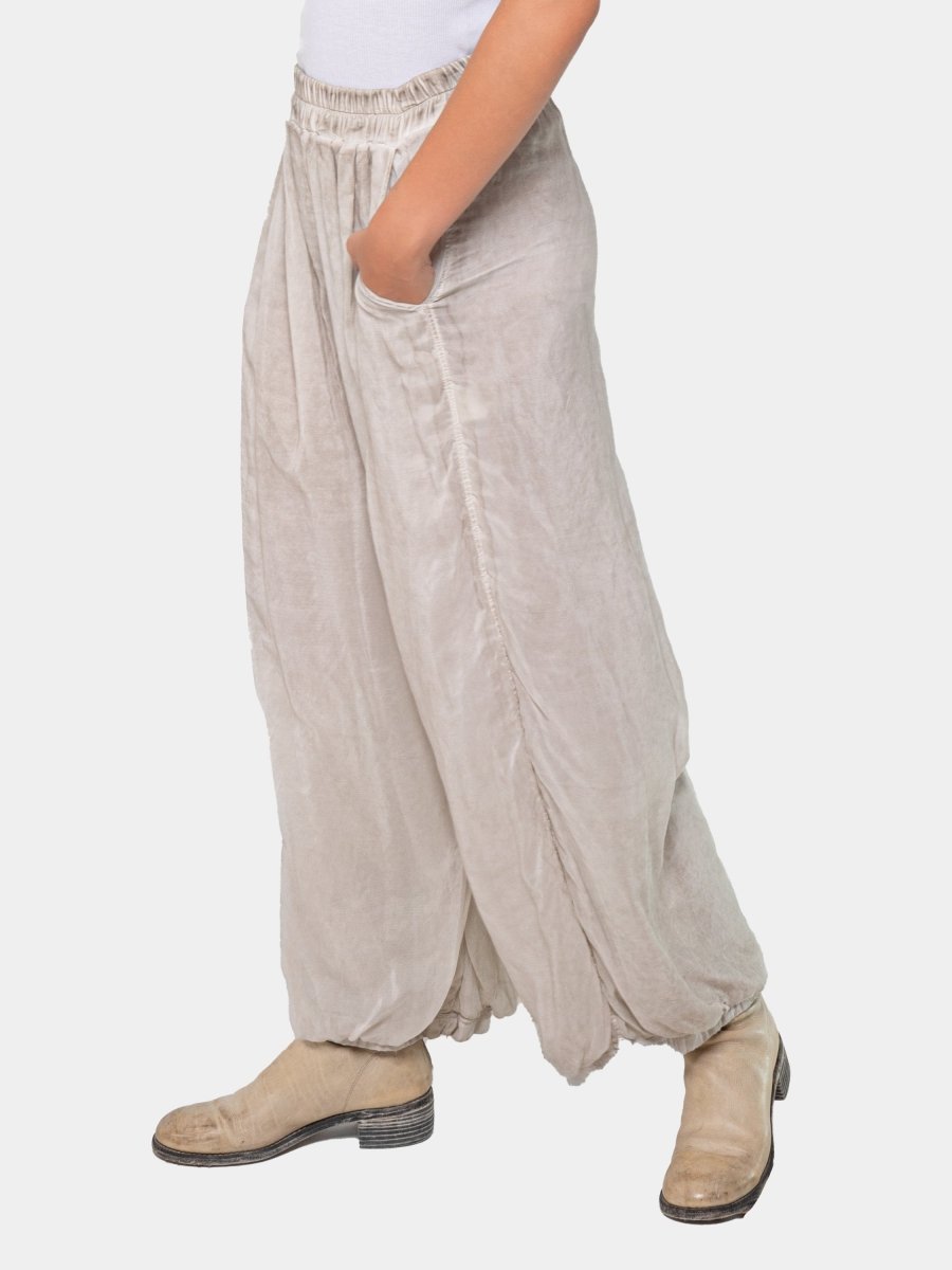 Elastic Waist Harem Pants