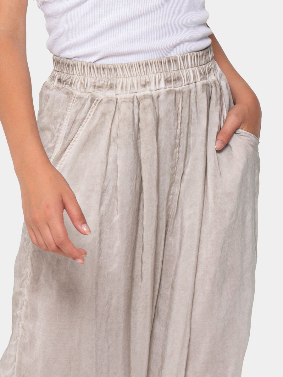 Elastic Waist Harem Pants