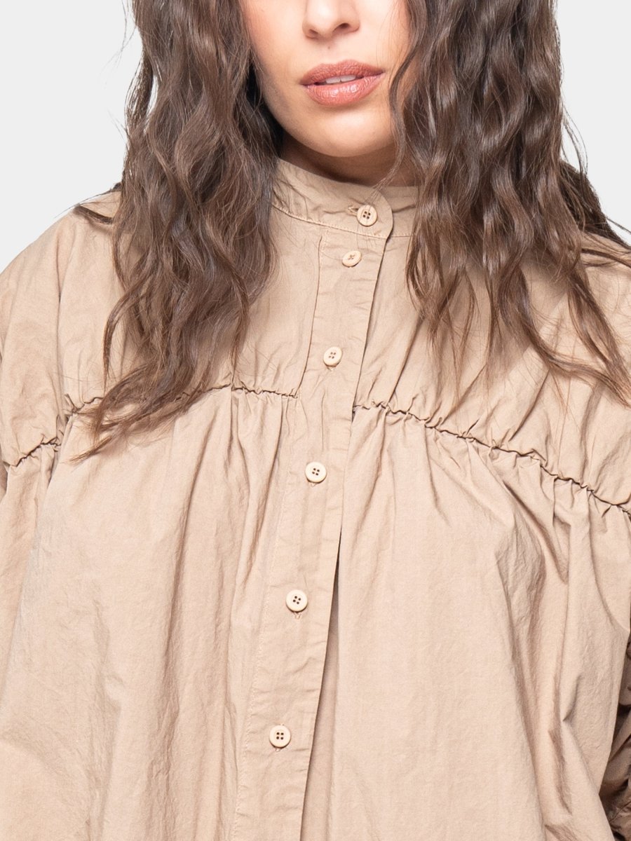 Gathered Yoke Blouse