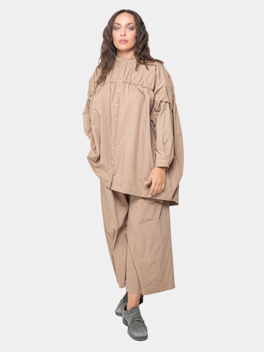 Gathered Yoke Blouse