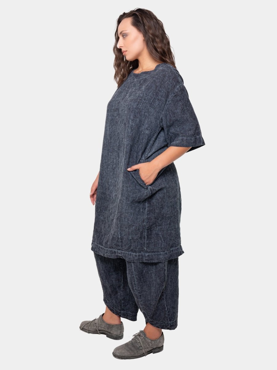 Linen Shift Dress