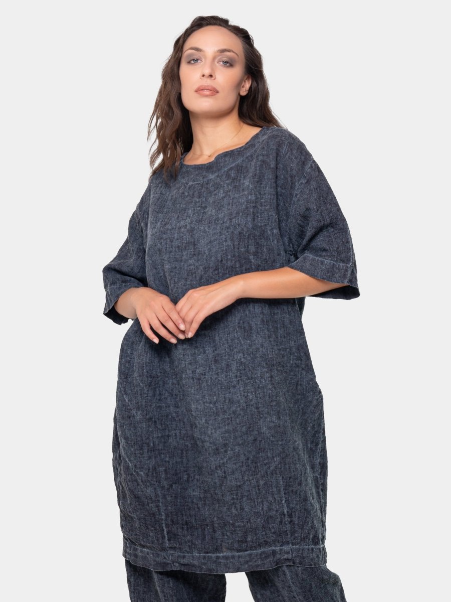 Linen Shift Dress
