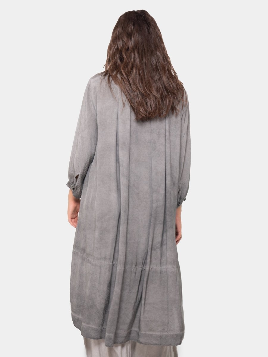 Long Pleated Back Shirt