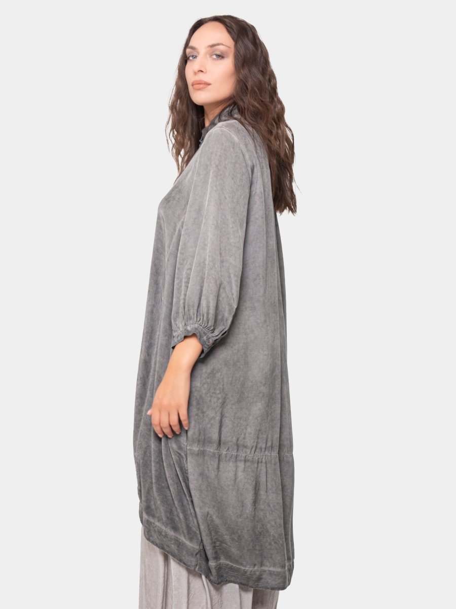 Long Pleated Back Shirt