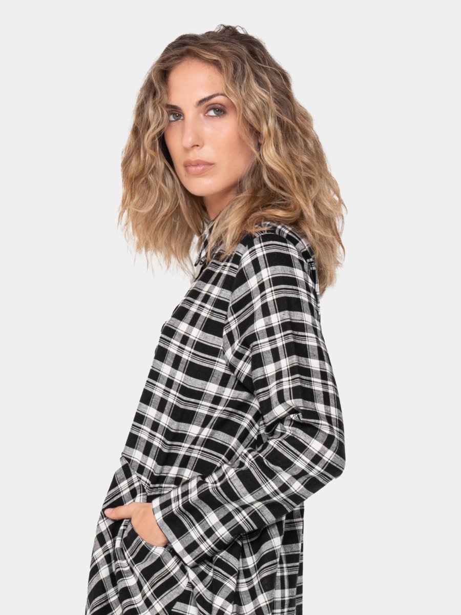 Plaid Amphora Shirtdress
