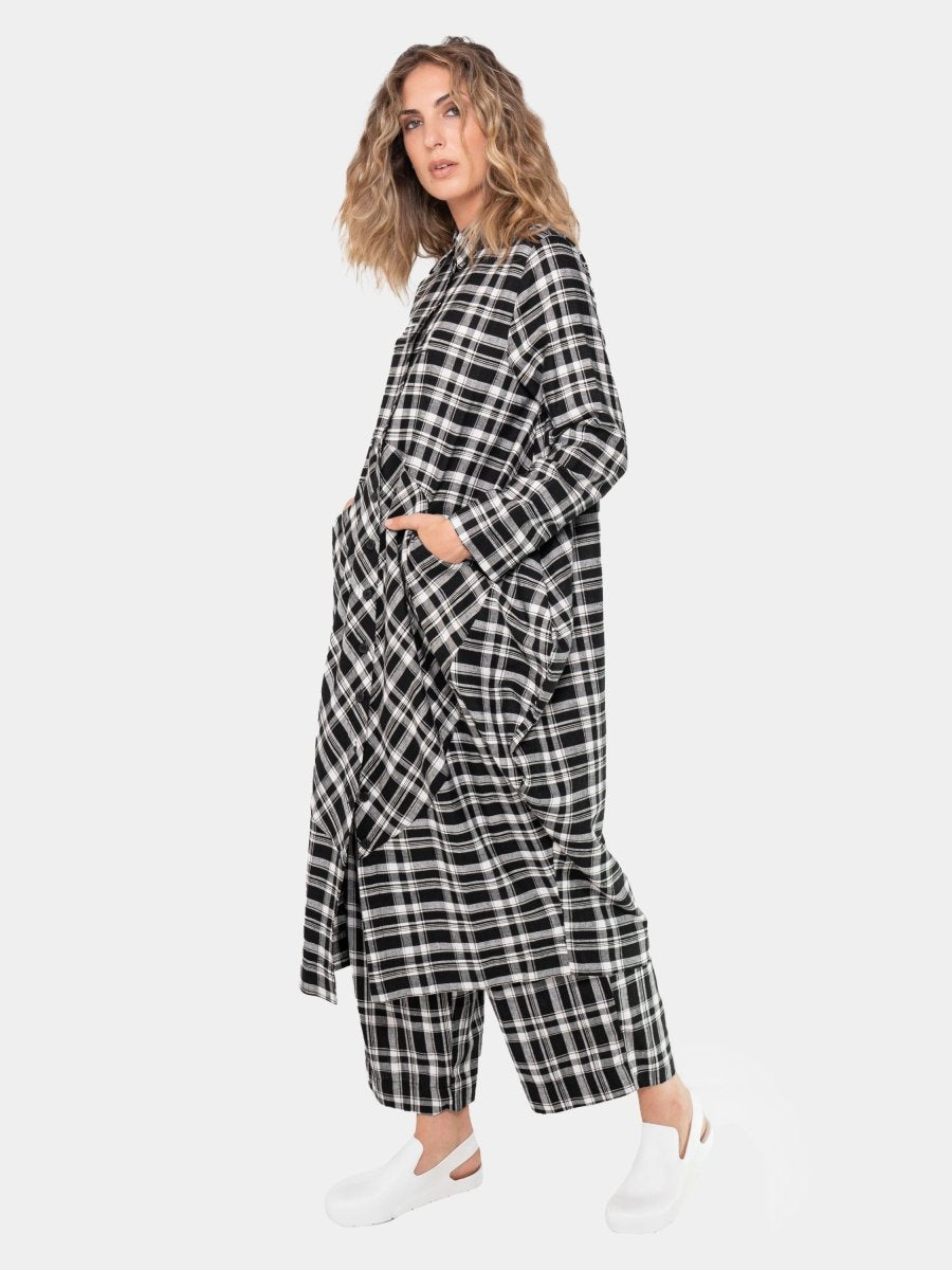 Plaid Amphora Shirtdress