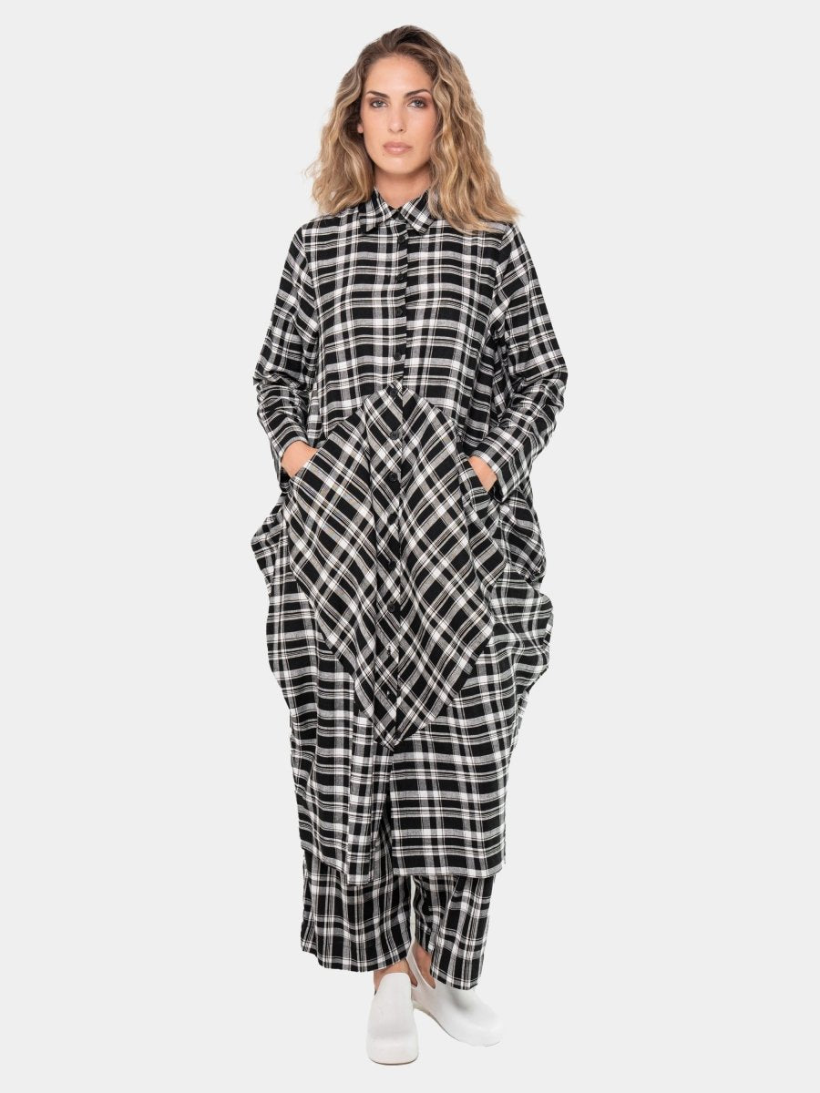 Plaid Amphora Shirtdress