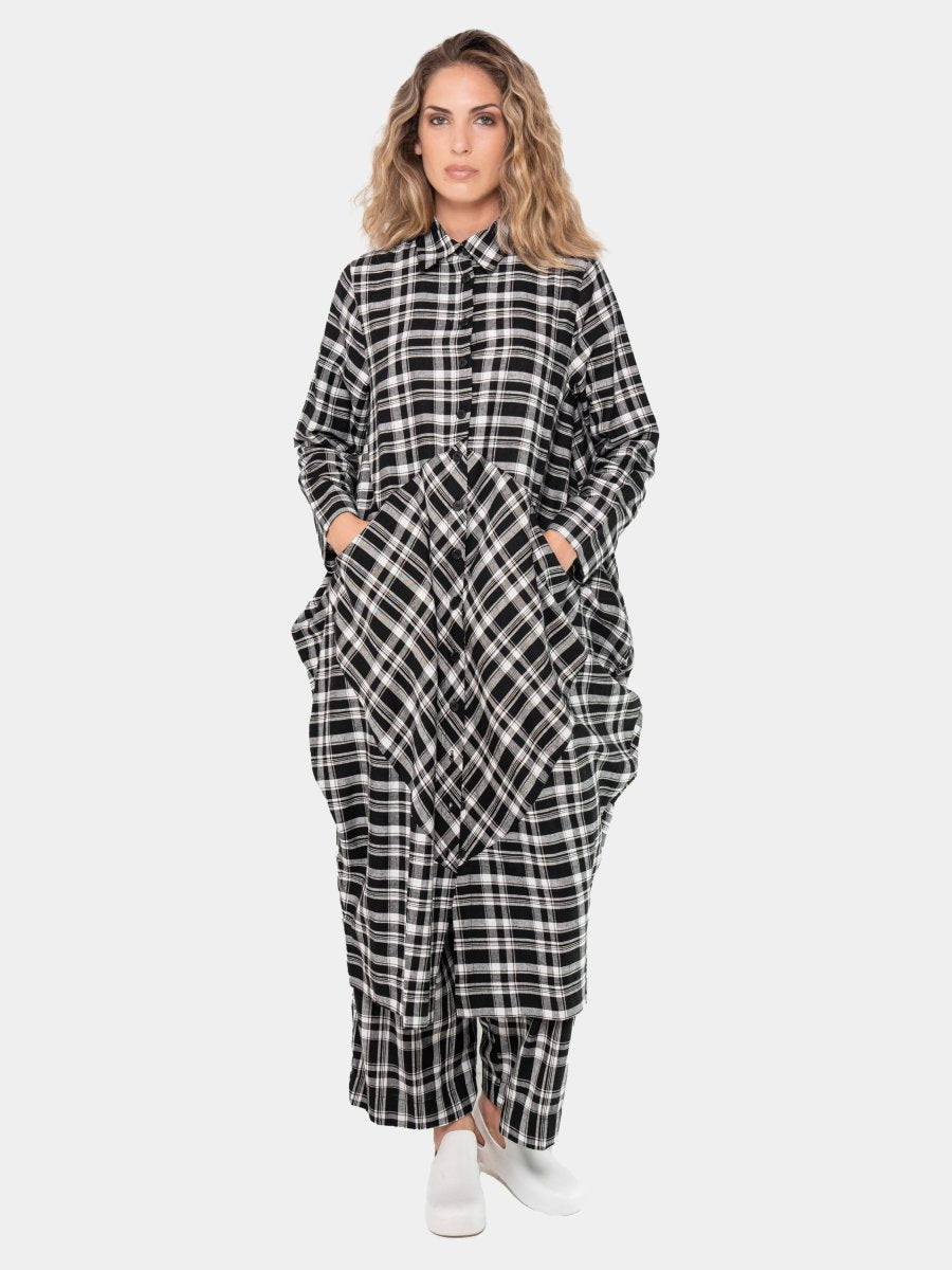 Plaid Amphora Shirtdress
