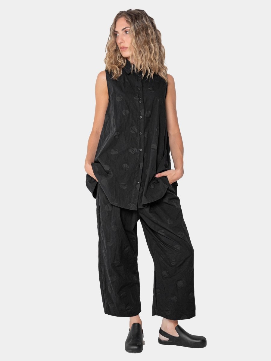 Polka Dot Button Up Tank