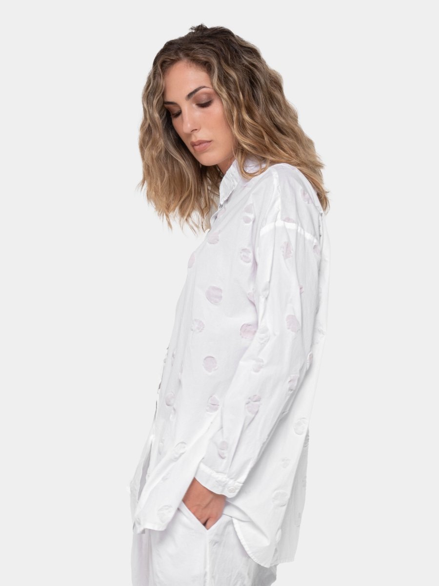 Polka Dot Long Sleeve Shirt