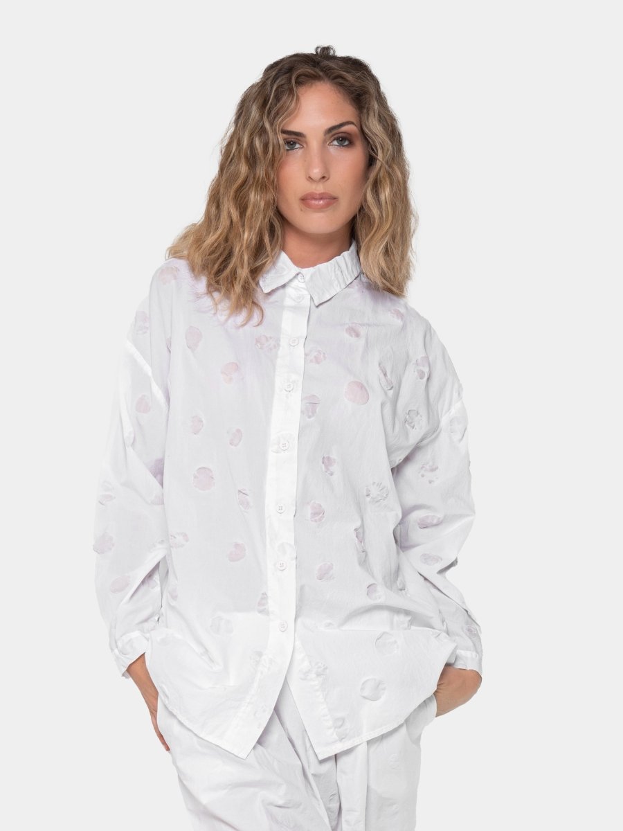 Polka Dot Long Sleeve Shirt