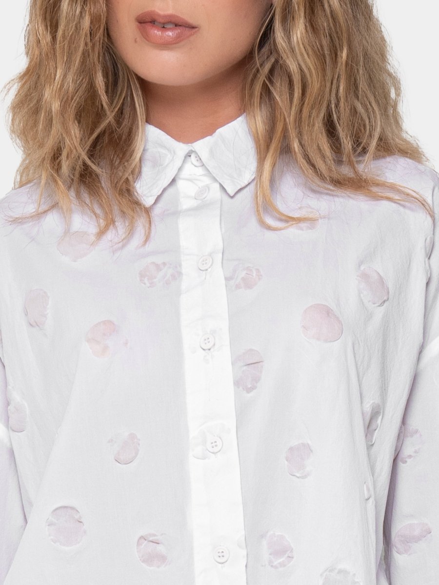 Polka Dot Long Sleeve Shirt