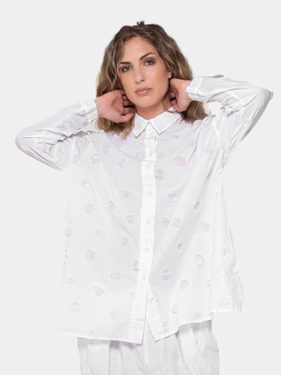 Polka Dot Long Sleeve Shirt