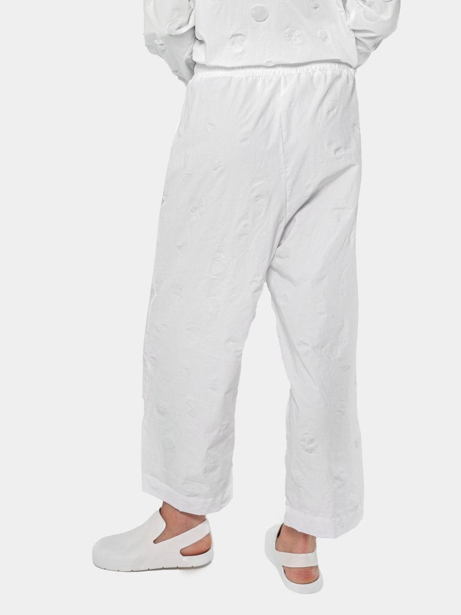 Polka Dot Wide-Leg Trousers