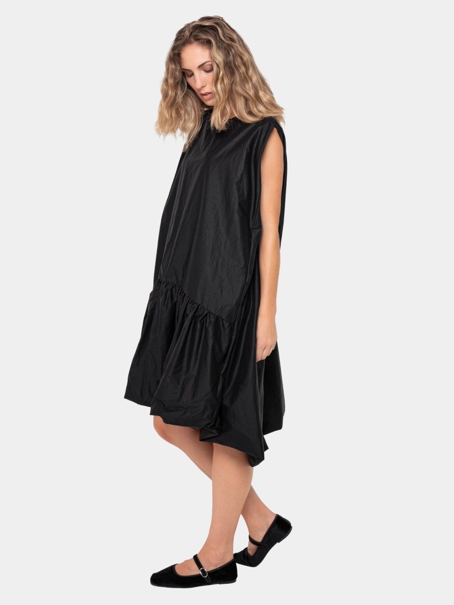 Poplin Balloon Tank Dress
