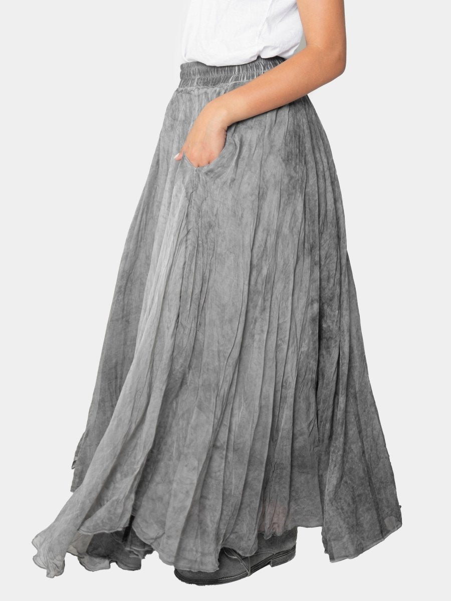 Raw Edge Circle Skirt