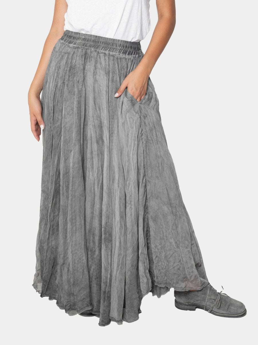 Raw Edge Circle Skirt