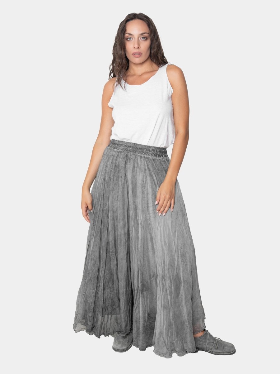 Raw Edge Circle Skirt