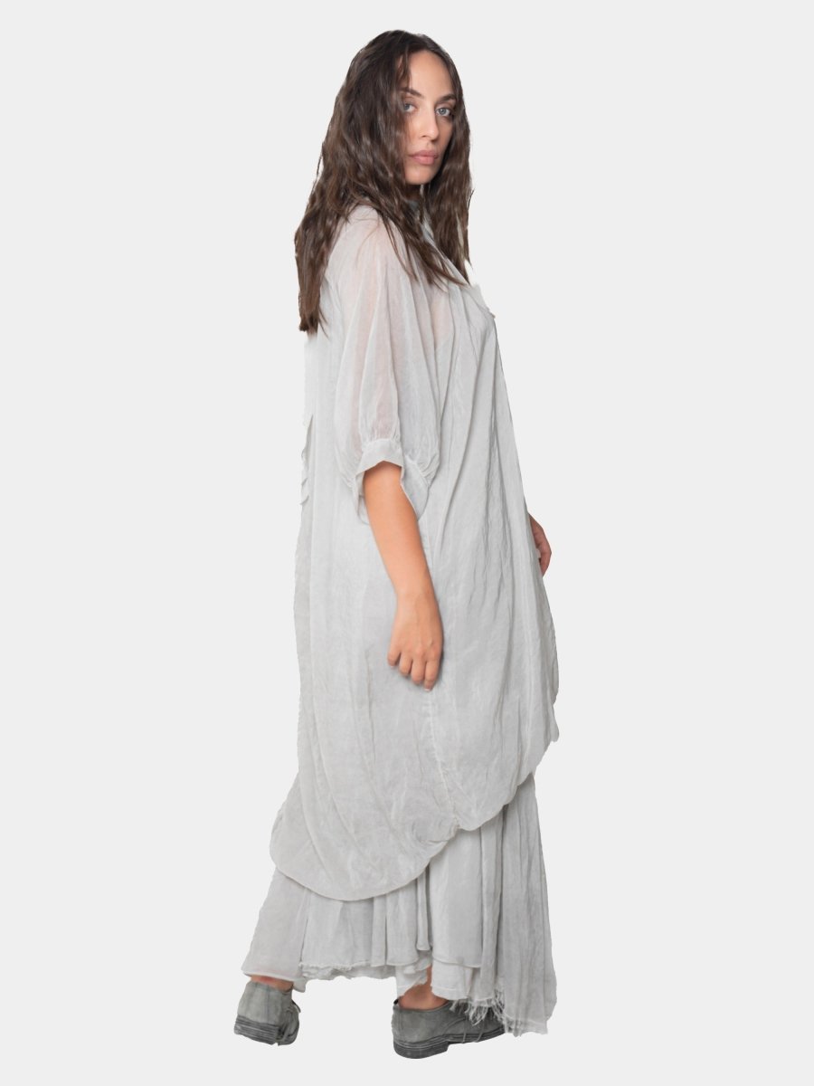 Scarf Neck Balloon Tunic