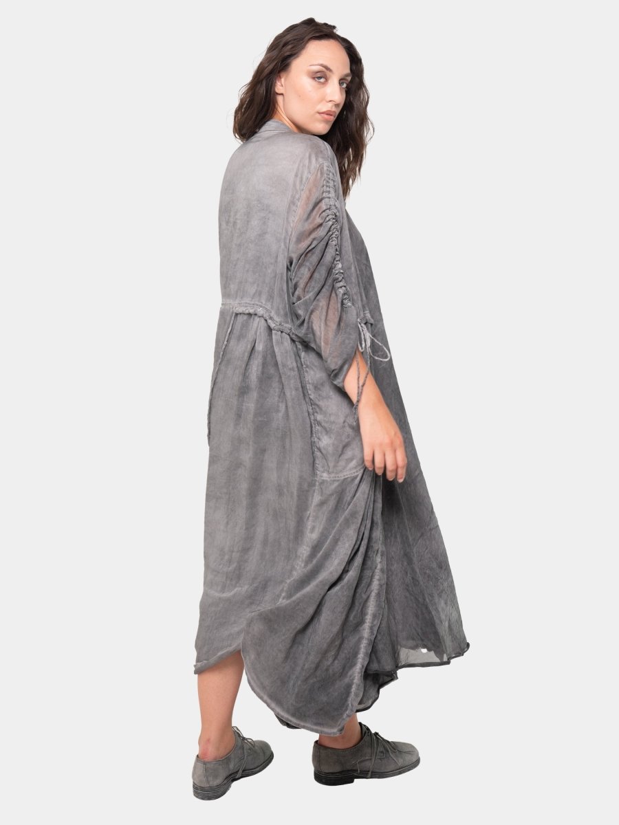 Sheer Drawstring Overdress