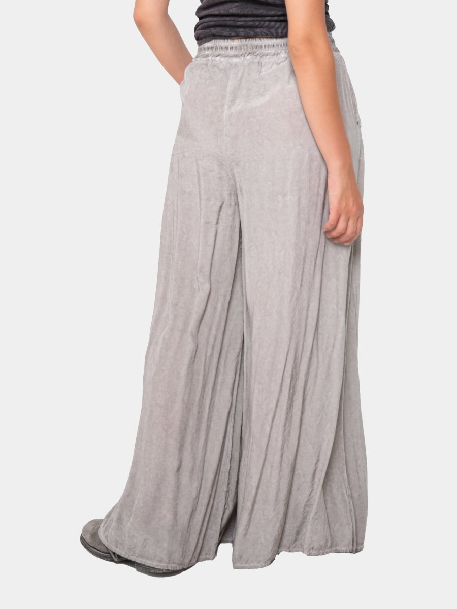 Silky Wide-Leg Palazzo Pant