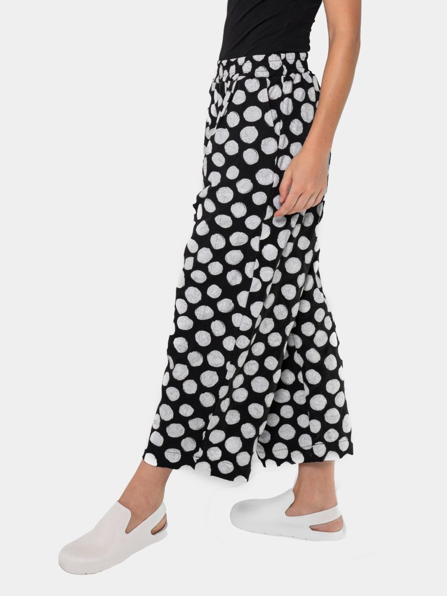 Soda Print Wide-Leg Trousers