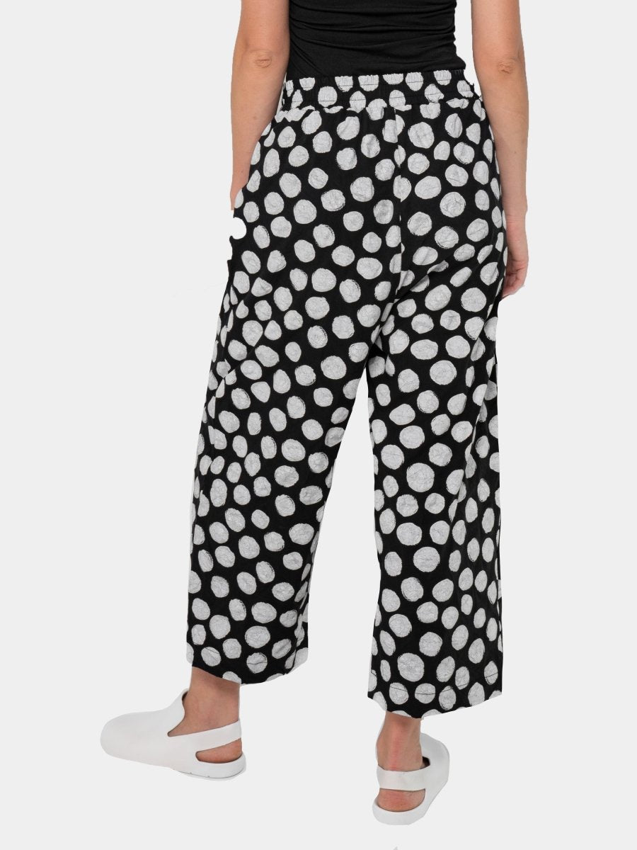 Soda Print Wide-Leg Trousers