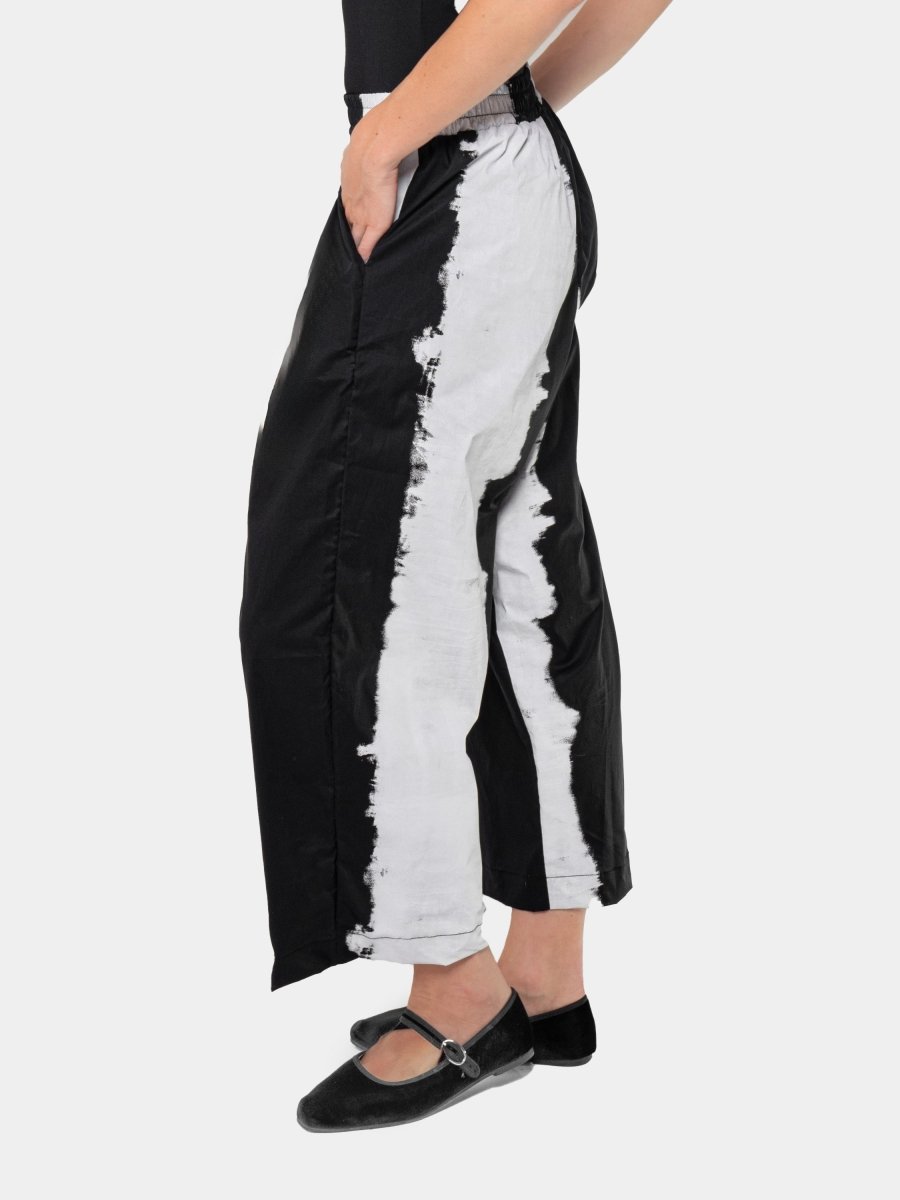 Soda Print Wide-Leg Trousers