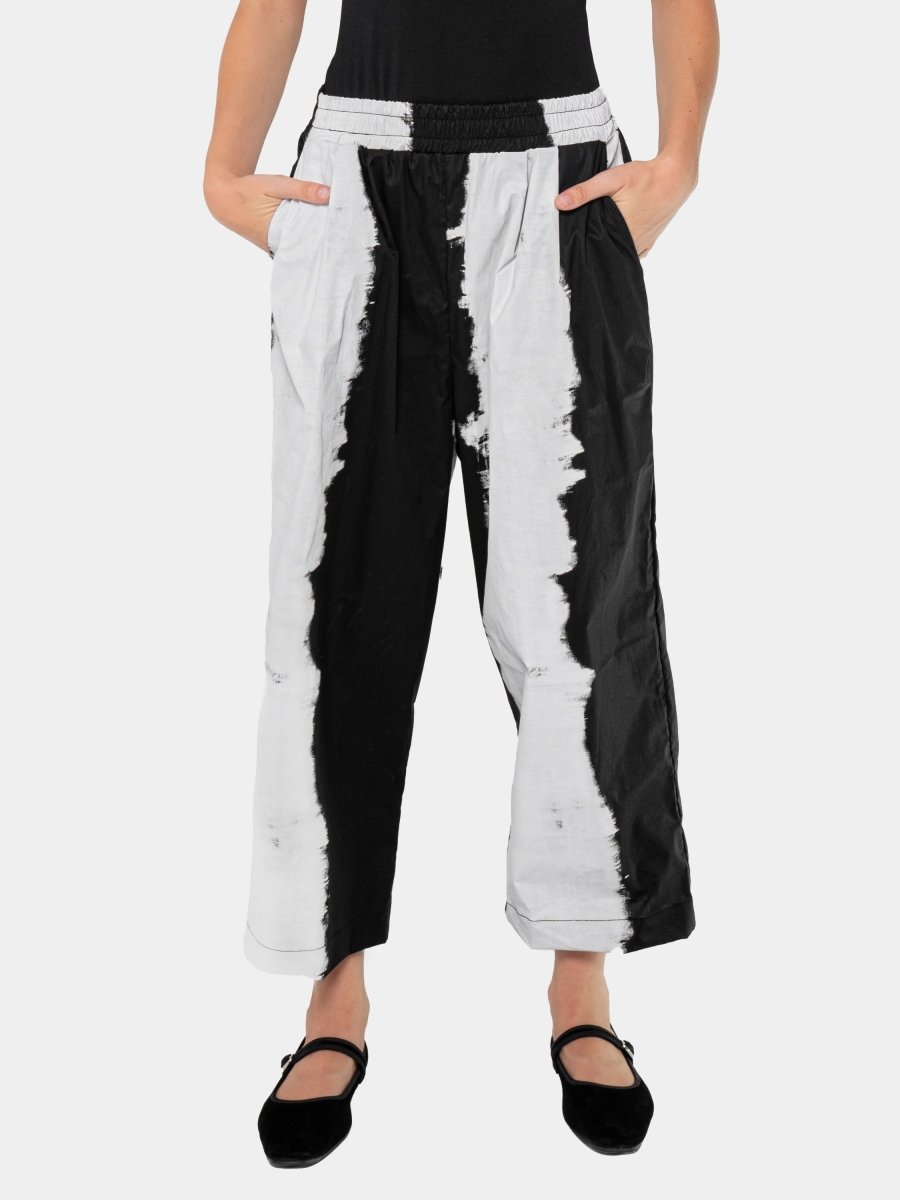 Soda Print Wide-Leg Trousers