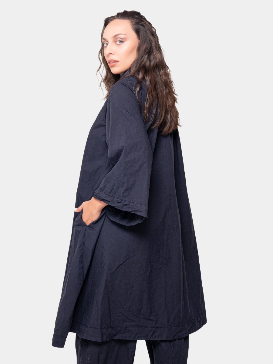 Wide Sleeve Shirtdress