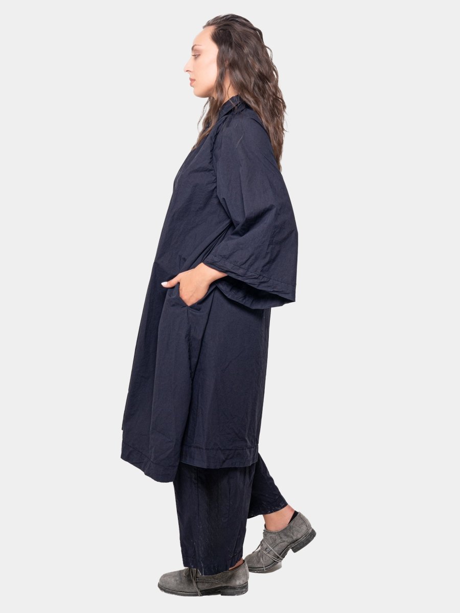 Wide Sleeve Shirtdress