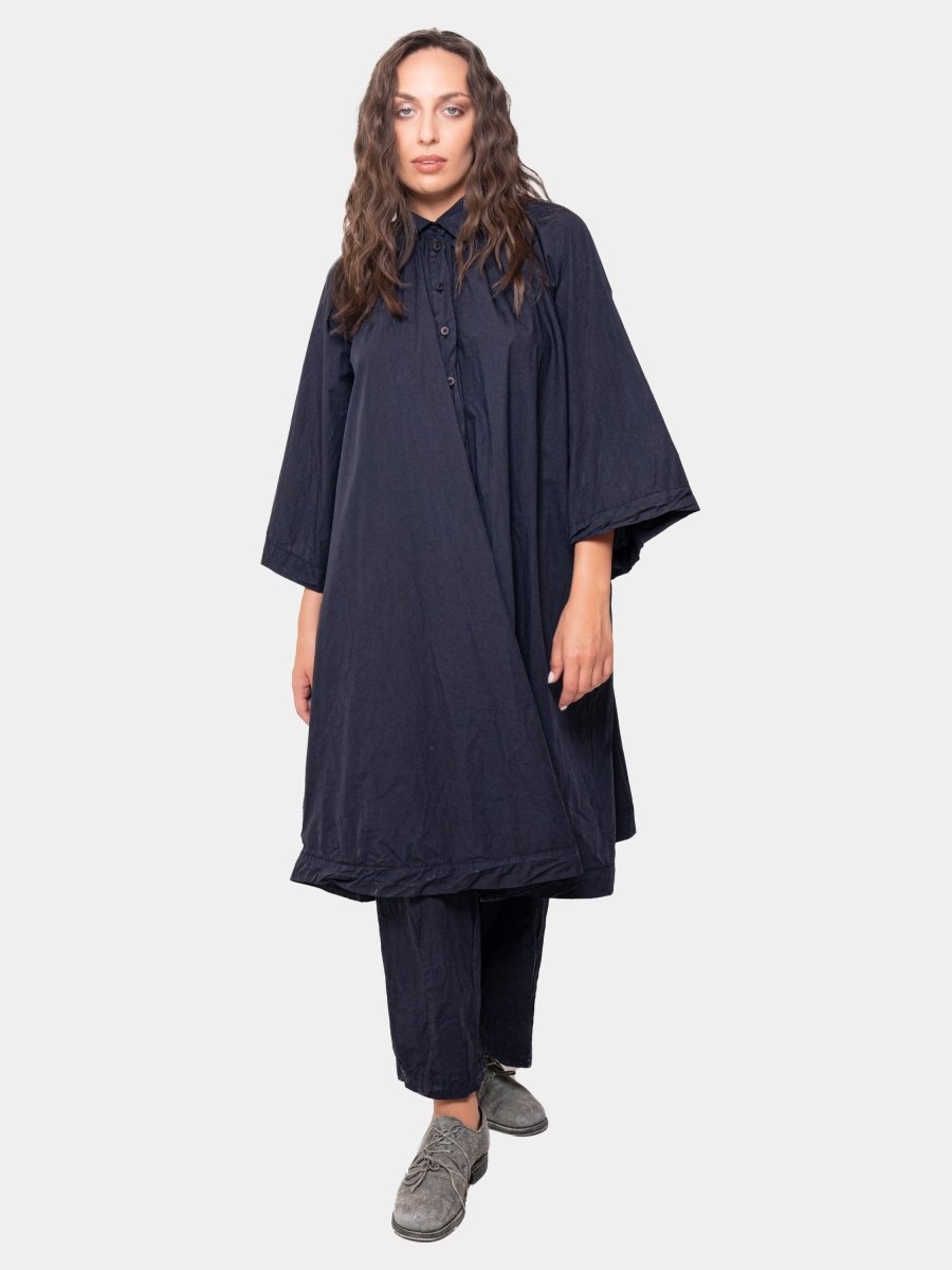 Wide Sleeve Shirtdress