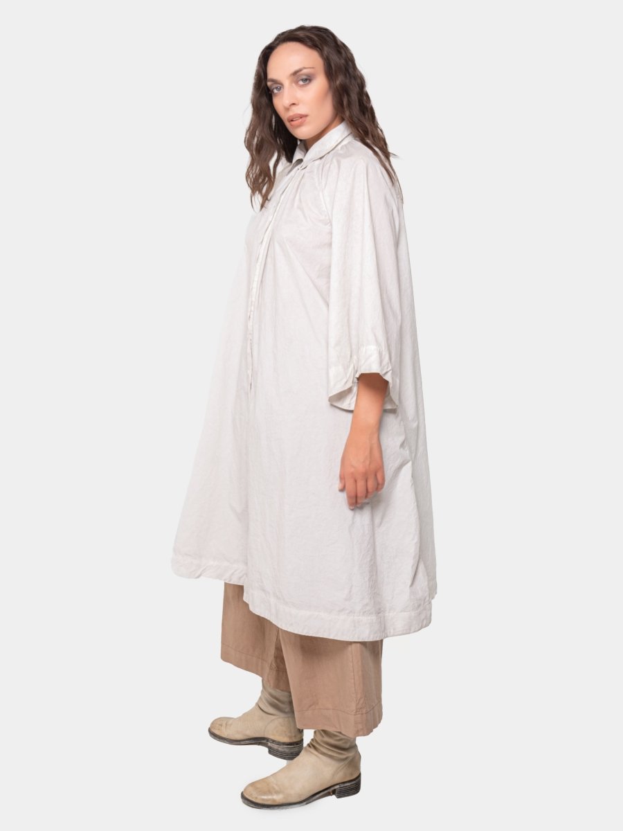 Wide Sleeve Shirtdress