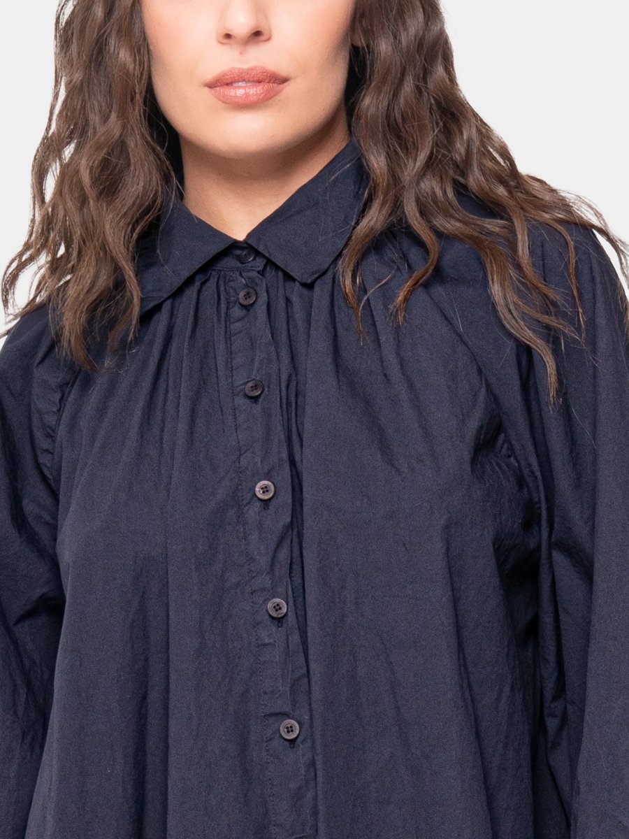 Wide Sleeve Shirtdress
